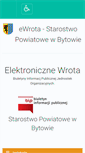Mobile Screenshot of e-wrota.powiatbytowski.pl